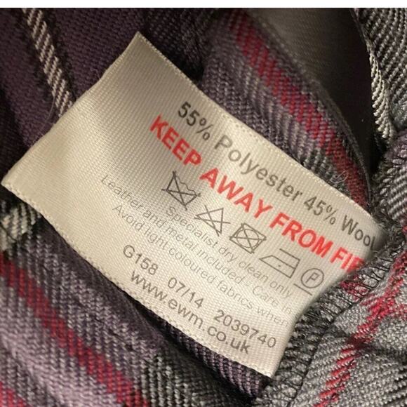 JAMES PRINGLE WEAVERS Kilt Youth 7 to 8 yrs Scotland adjustable purple wool kids - Picture 8 of 9